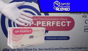 قیمت دستکش لاتکس SPA glove کم پودر و بدون پودر