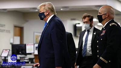 ترامپ سرانجام با ماسک کنار آمد